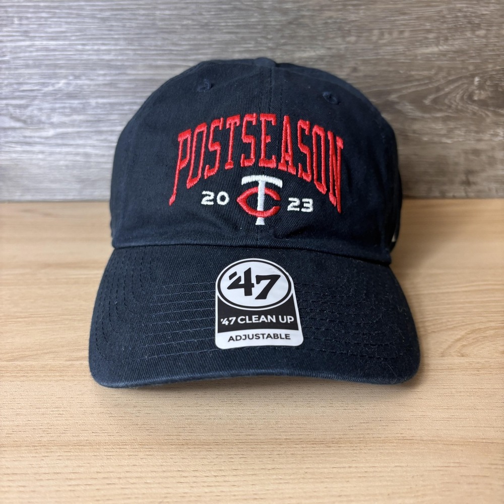 Minnesota Twins Hat Cap Strap Back Mens One Size MLB Baseball Postseason 2023